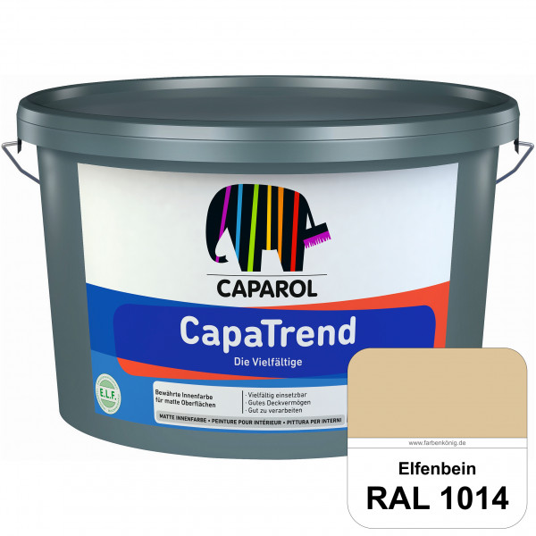 CapaTrend (RAL 1014 Elfenbein) matte hochdeckende Dispersionsfarbe für den Innenbereich