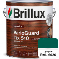 Lignodur VarioGuard Tix 510 (Gel-Lasur 510) RAL 6026 Opalgrün
