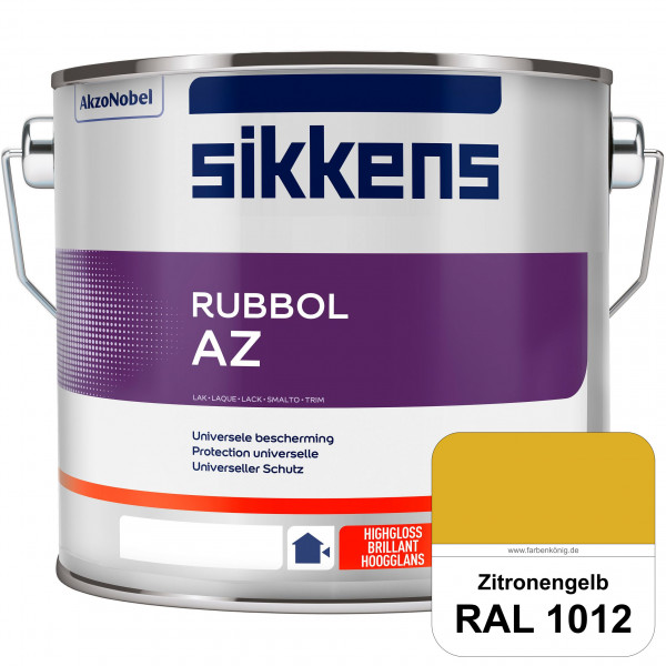 Rubbol AZ (RAL 1012 Zitronengelb) Hochwertiger, universeller Hochglanzlack (lösemittelhaltig) außen