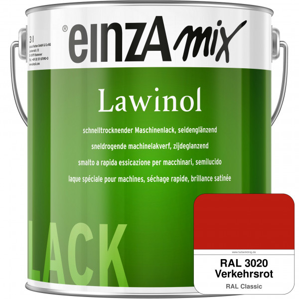 einzA Lawinol seidenglänzend (RAL 3020 Verkehrsrot)