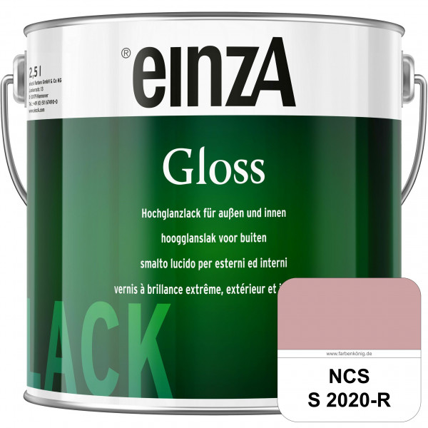 einzA Gloss (NCS S 2020-R) Hochwertiger Alkydharzlack in Premium-Qualität, hochglänzend.