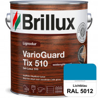 Lignodur VarioGuard Tix 510 (Gel-Lasur 510) RAL 5012 Lichtblau