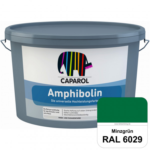 Amphibolin (RAL 6029 Minzgrün) Universalfarbe auf Reinacrylbasis innen & außen