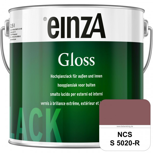 einzA Gloss (NCS S 5020-R) Hochwertiger Alkydharzlack in Premium-Qualität, hochglänzend.