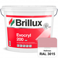 Evocryl 200 (RAL 3015 Hellrosa) Verschmutzungsunempfindliche 100% Reinacrylat Fassadenfarbe
