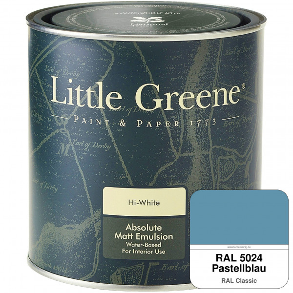 Absolute Matt Emulsion - Sample Pot 250 ml (RAL 5024 Pastellblau)