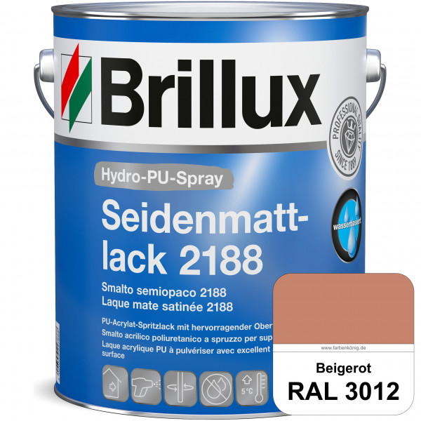 Hydro-PU-Spray Seidenmattlack 2188 (RAL 3012 Beigerot) hochwertiger Lack speziell für das XVLP-Sprit