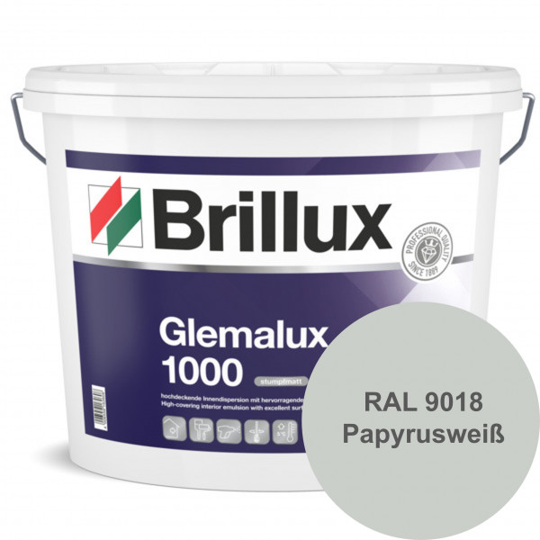 Glemalux ELF 1000 (B-Ware) - 10 Liter (RAL 9018 Papyrusweiß)