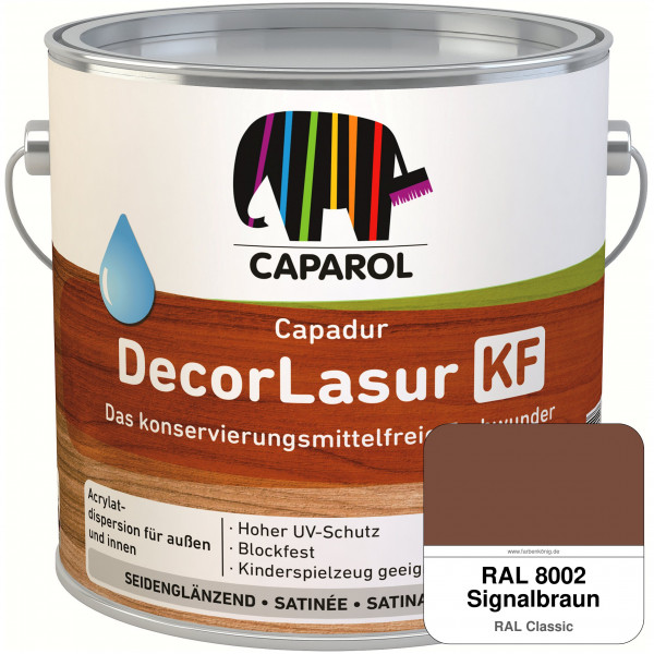 Caparol Capadur DecorLasur KF (RAL 8002 Signalbraun)