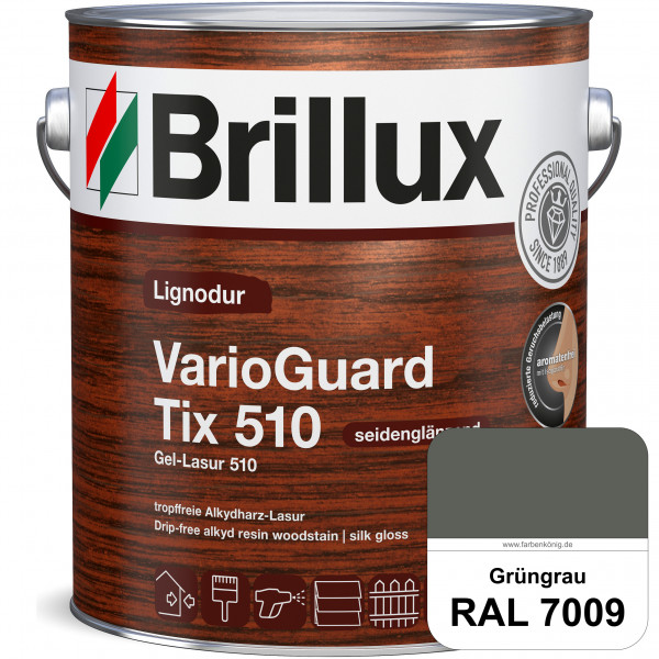 Lignodur VarioGuard Tix 510 (Gel-Lasur 510) RAL 7009 Grüngrau