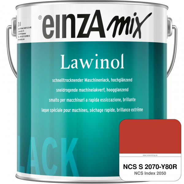 einzA Lawinol hochglänzend (NCS S 2070-Y80R)