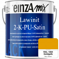einzA Lawinit 2-K-PU Satin Stammlack (RAL 1004 Goldgelb)