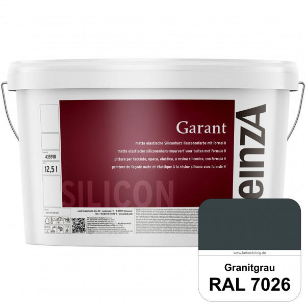 einzA Garant (RAL 7026 Granitgrau) elastische Siliconharz-Fassadenfarbe