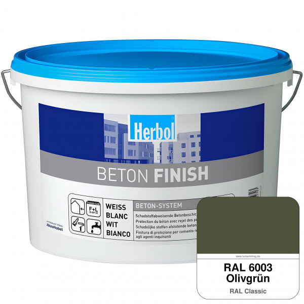 Beton Finish (RAL 6003 Olivgrün)