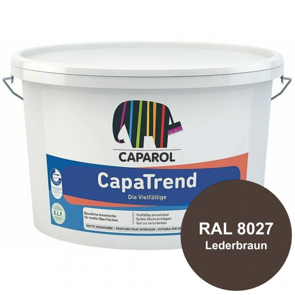 CapaTrend (RAL 8027 Lederbraun) matte hochdeckende Dispersionsfarbe für den Innenbereich