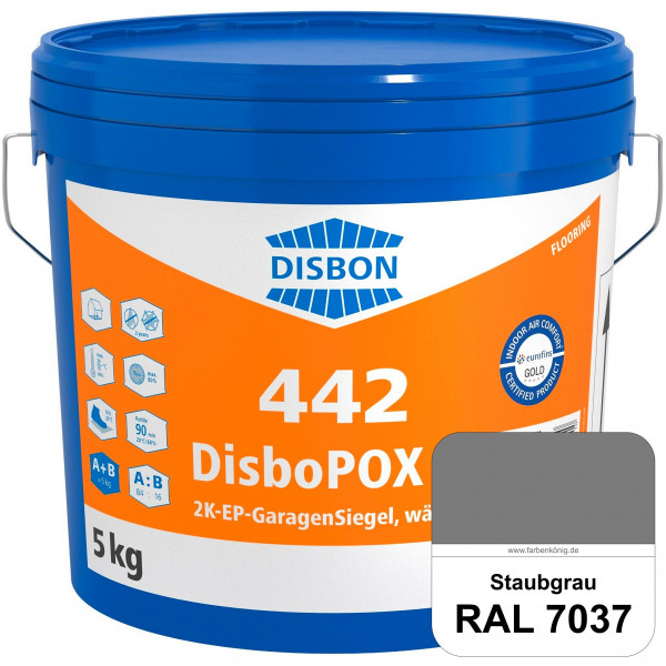 DisboPOX W 442 2K-EP-Garagensiegel (RAL 7037 Staubgrau)