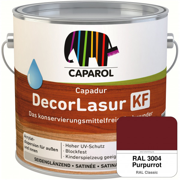 Caparol Capadur DecorLasur KF (RAL 3004 Purpurrot)