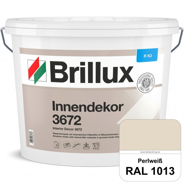 Innendekor ELF R-K3 3672 (RAL 1013 Perlweiß) Kratzputz zur Erzielung dekorativer und strapazierfähig