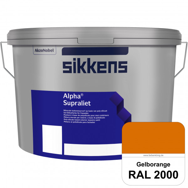 Alpha Supraliet (RAL 2000 Gelborange)