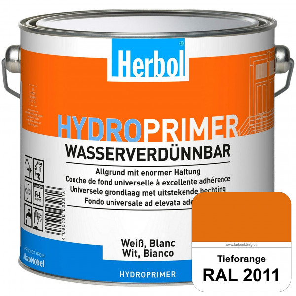 Hydroprimer (RAL 2011 Tieforange) wasserverdünnbare Allgrund (Innen&Außen)