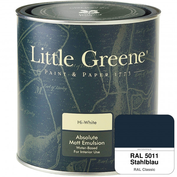 Absolute Matt Emulsion - Sample Pot 250 ml (RAL 5011 Stahlblau)