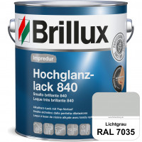Impredur Hochglanzlack 840 (RAL 7035 Lichtgrau) für Holz- und Metallflächen (löselmittelhaltig) inne Impredur Hochglanzlack 840 (RAL 7035 Lichtgrau) für Holz- und Metallflächen (löselmittelhaltig) inne