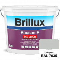 Rausan R K2 3509 (RAL 7035 Lichtgrau) organisch gebundener Rillenputz für dekorative & wetterbeständ