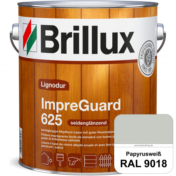 ImpraGuard 625 (RAL 9018 Papyrusweiß) imprägnierende Lasur (lösemittelhaltig) für allen Laub- und Na
