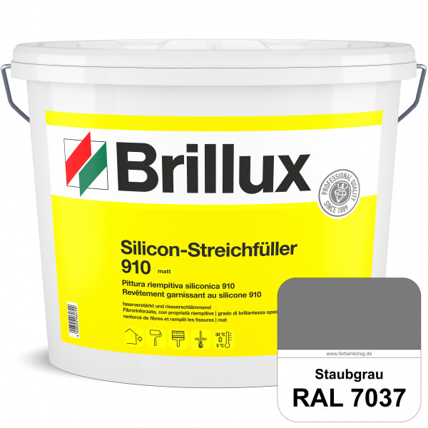 Silicon-Streichfüller 910 (RAL 7037 Staubgrau) Optischen Egalisierung von z.B. Strukturunterschieden