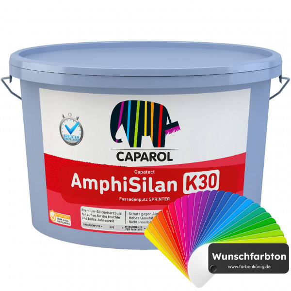 Capatect AmphiSilan Fassadenputz K 30 Winter/SPRINTER (Wunschfarbton)