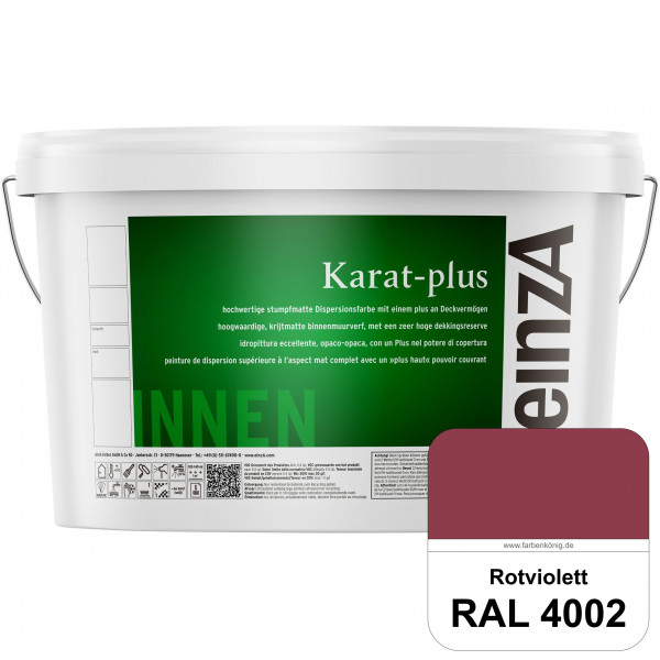 einzA Karat-plus (RAL 4002 Rotviolett) Innenwandfarbe mit herausragenden Produkteigenschaften
