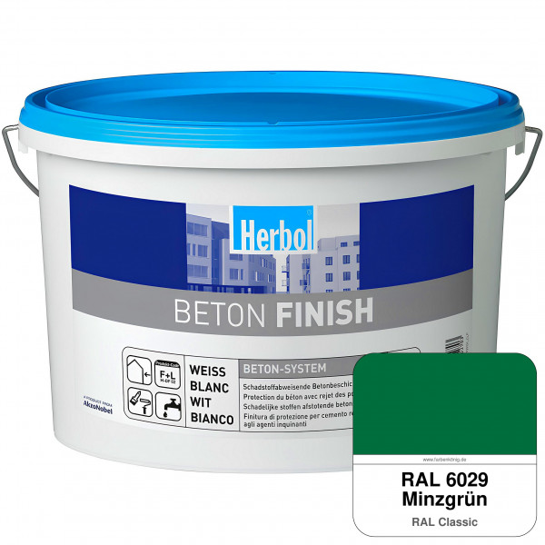 Beton Finish (RAL 6029 Minzgrün)