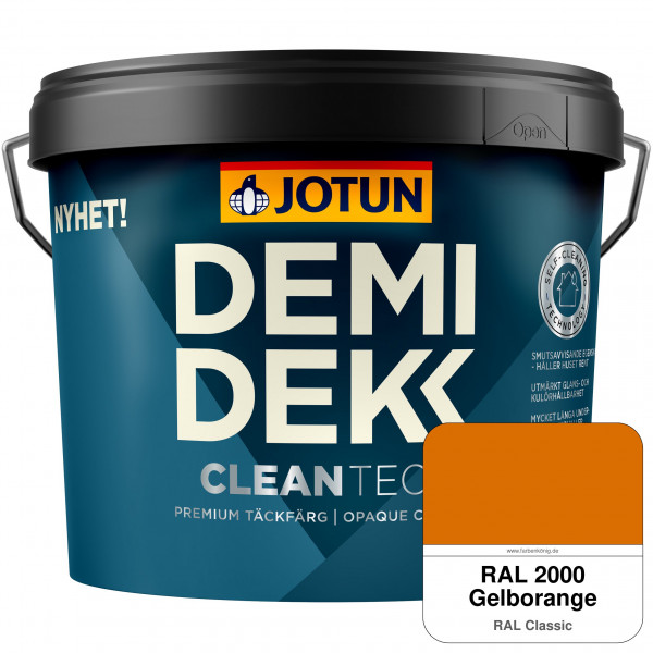 DEMIDEKK Cleantech (ehemals Demidekk Optimal, Demidekk Ultimate Täckfärg) - Deckende Holzfarbe für A