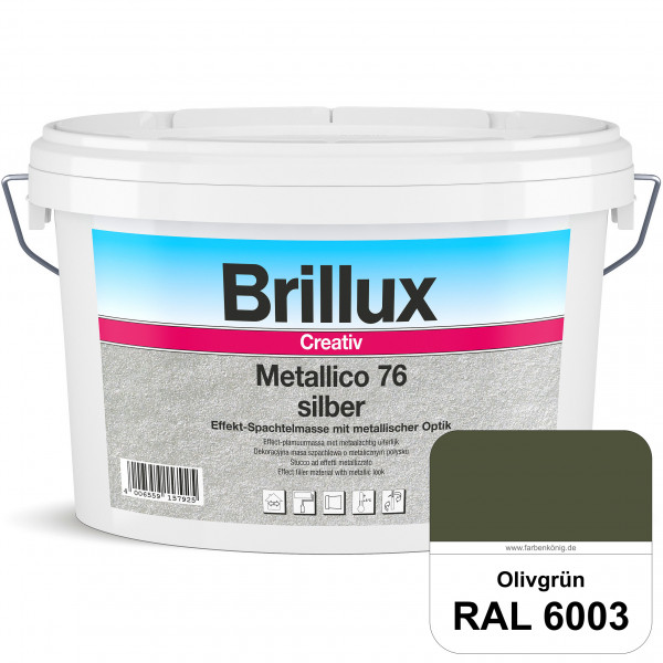 Creativ Metallico 76 (RAL 6003 Olivgrün) Effektspachtelmasse für Oberflächen mit metallischer Optik