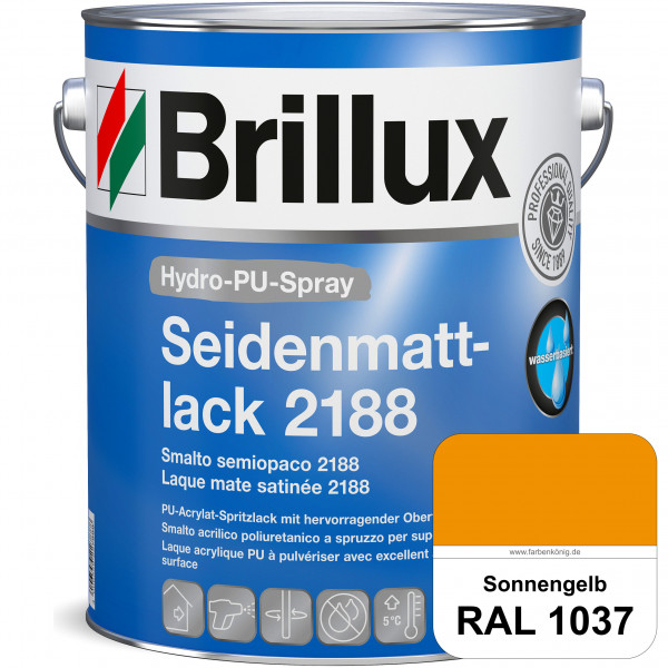 Hydro-PU-Spray Seidenmattlack 2188 (RAL 1037 Sonnengelb) hochwertiger Lack speziell für das XVLP-Spr