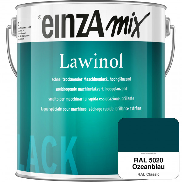 einzA Lawinol hochglänzend (RAL 5020 Ozeanblau)