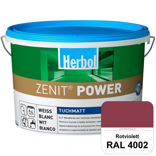 Herbol Zenit Power (RAL 4002 Rotviolett) Superdeckende ELF-Wandfarbe