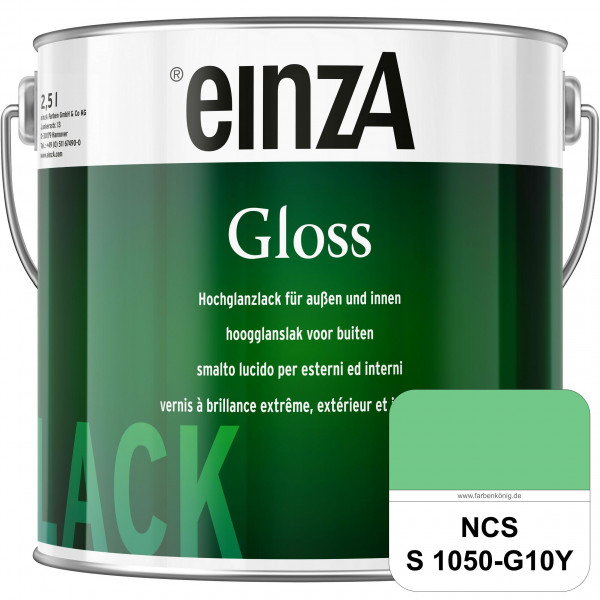 einzA Gloss (NCS S 1050-G10Y) Hochwertiger Alkydharzlack in Premium-Qualität, hochglänzend.