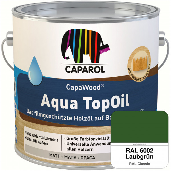 CapaWood® AquaTopOil (RAL 6002 Laubgrün)