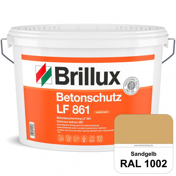 Betonschutz LF 861 (RAL 1002 Sandgelb) Wetterbeständige Lasur für mineralischen Untergründen z. B. B