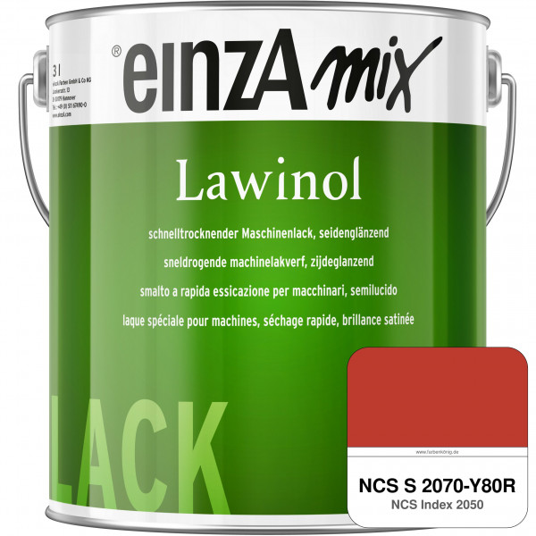 einzA Lawinol seidenglänzend (NCS S 2070-Y80R)