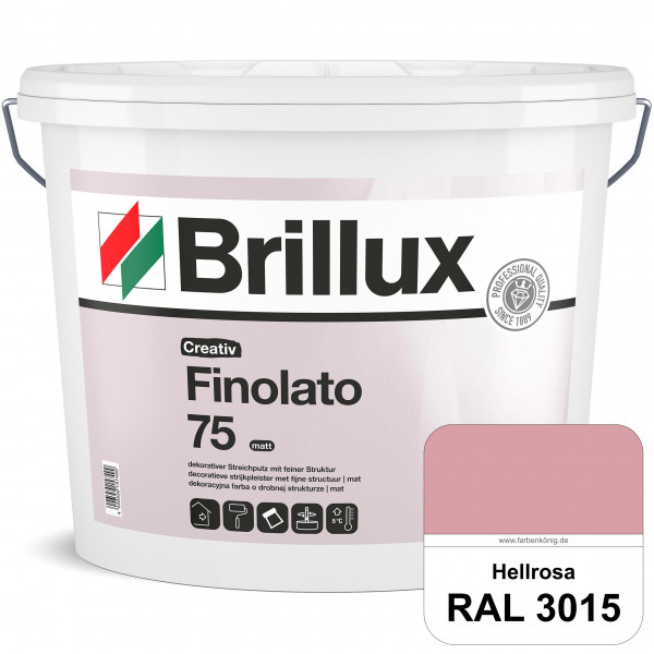 Creativ Finolato 75 (RAL 3015 Hellrosa) Verarbeitungsfertige, quarzgefüllte Dispersionsfarbe für dek