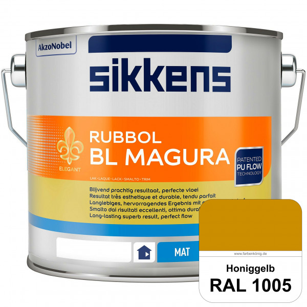 Rubbol BL Magura (RAL 1005 Honiggelb) matter PU-Lack (wasserbasiert) innen & außen