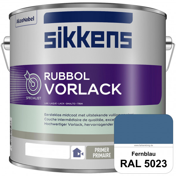 Rubbol Vorlack (RAL 5023 Fernblau) Aromatenfreier Vorlack der Spitzenklasse (außen & innen)