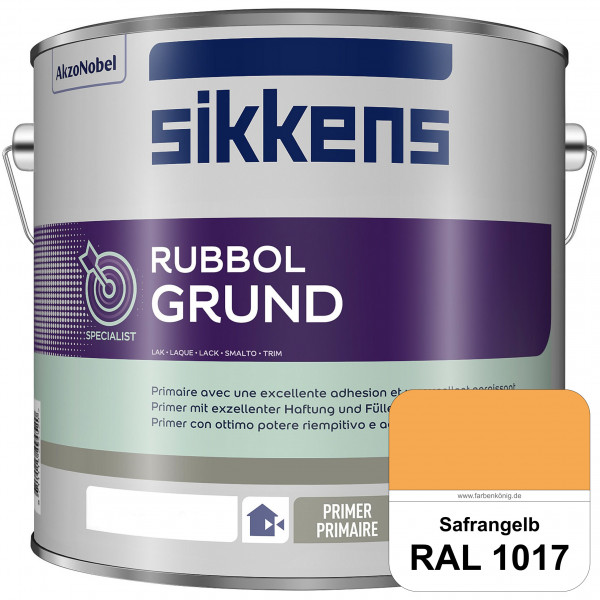 Rubbol Grund (RAL 1017 Safrangelb) Seidenmatte Grund- und Zwischenbeschichtung auf Kunstharzbasis (i