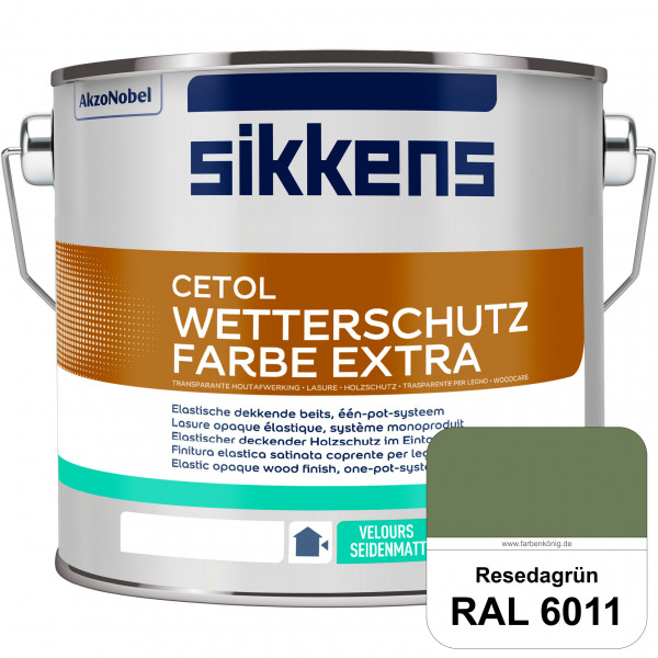 Cetol Wetterschutzfarbe Extra (RAL 6011 Resedagrün)