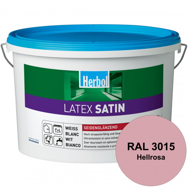 Latex Satin (RAL 3015 Hellrosa) Seidenglänzende Latexfarbe mit hoher Strapazierfähigkeit