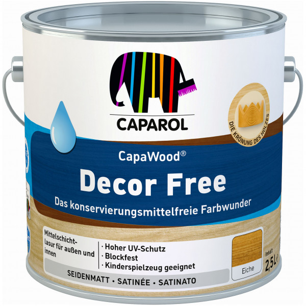 CapaWood® Decor Free (Mahagoni) - ersetzt Capadur DecorLasur KF