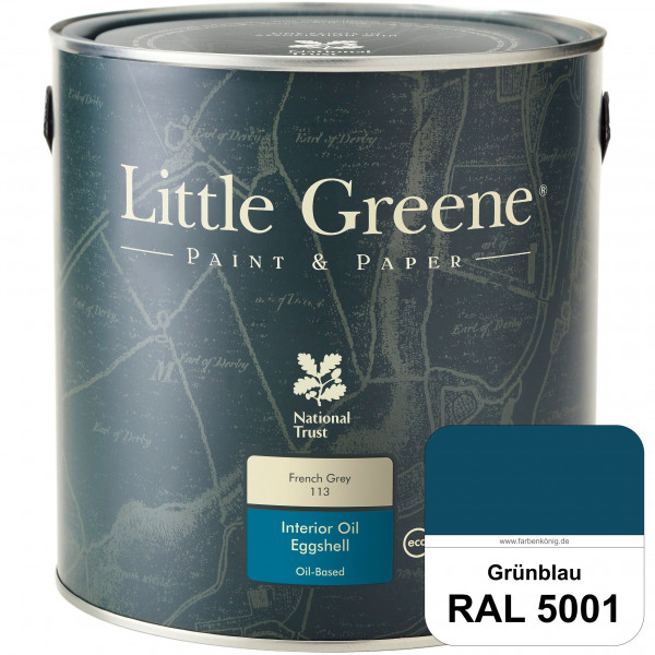 Interior Oil Eggshell (RAL 5001 Grünblau)