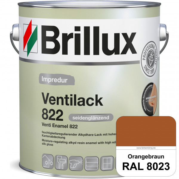 Impredur Ventilack 822 (RAL 8023 Orangebraun) Seidenglanzlack (lösemittelhaltig) Fenster & Türen inn